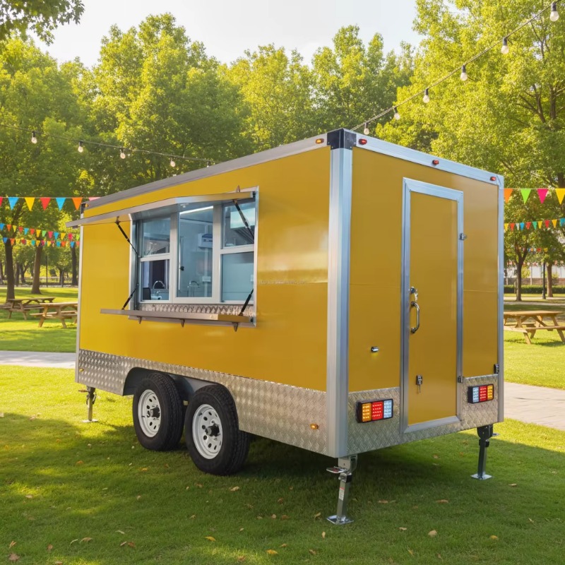 Mobile Coffee Van Equipment - Carritos De Comida Food Track Small