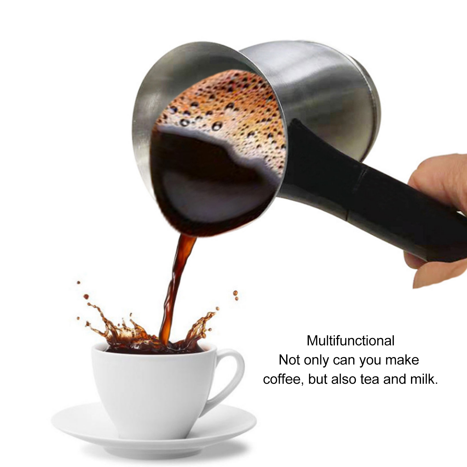 Coffee Equipment Camping - Electric Turkish Coffee Maker 600ml Stainless