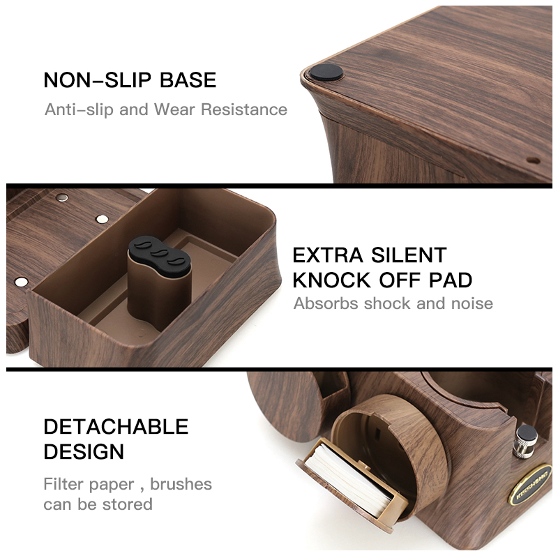 KISSHOME Espresso Tamper Stati - đánh giá và giá Coffee Knock Box