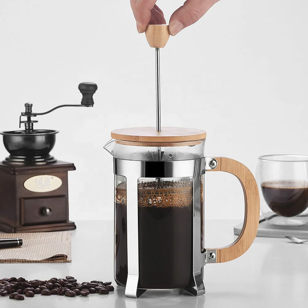 350/600ml Stainless Steel Pres - đánh giá và giá Coffee Equipment Camping