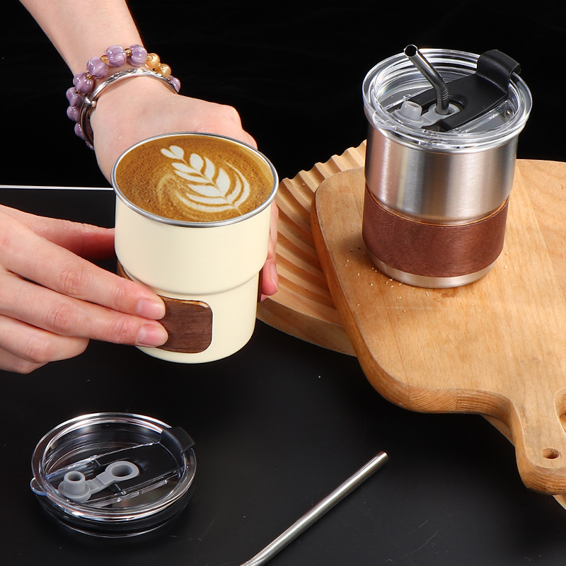 DIY Customized 300ML 10oz 304  - đánh giá và giá Coffee Equipment Logo