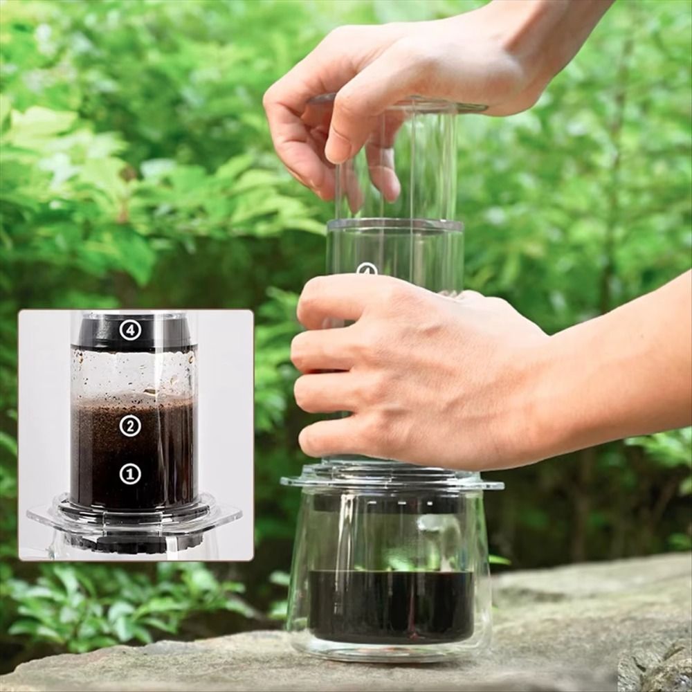 Portable Coffee Kettle French  - đánh giá và giá Coffee Equipment Camping