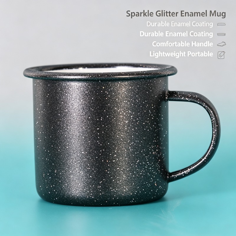 Vintage Enamel Mug with Star‑D - đánh giá và giá Coffee Equipment For Home