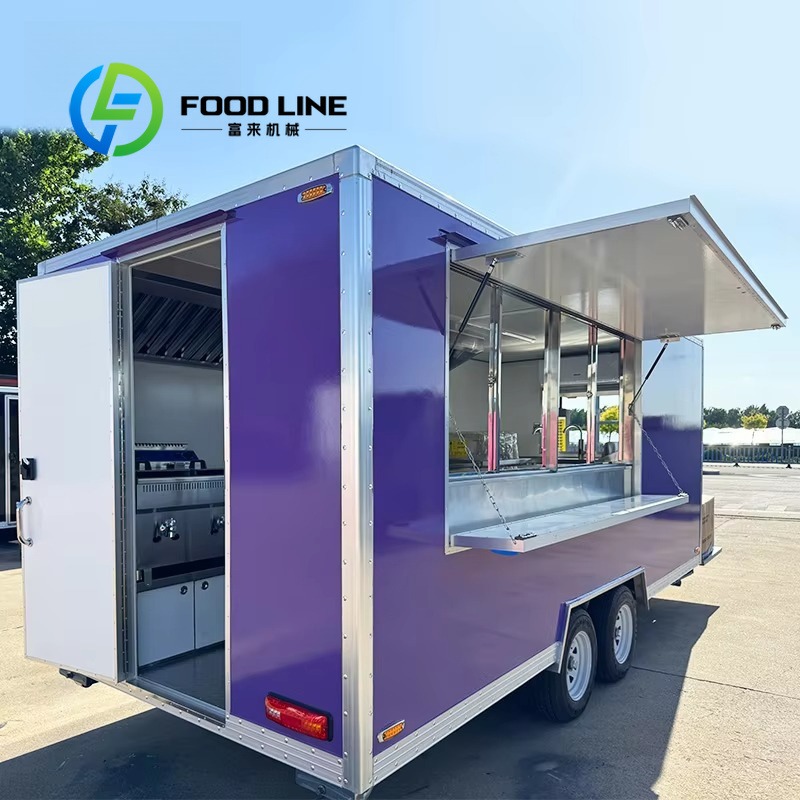 Custom Mobile Food Cart Traile - đánh giá và giá Mobile Coffee Van Equipment