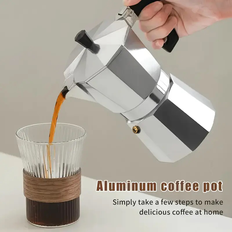 Classic Aluminum Moka Pot 50-3 - đánh giá và giá Coffee Equipment Accessories