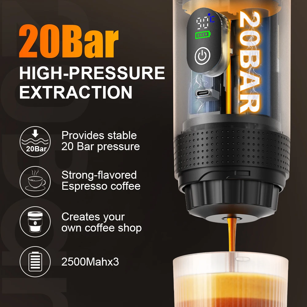 DENOKIN 3-in-1 Capsule Coffee  - đánh giá và giá Coffee Equipment Camping