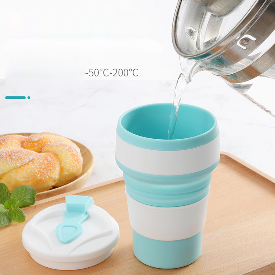 350ML Food-Grade Silicone Fold - đánh giá và giá Coffee Equipment Camping